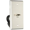 Legrand - C2G Single Gang Wall Plate, HDMI Wallplate with