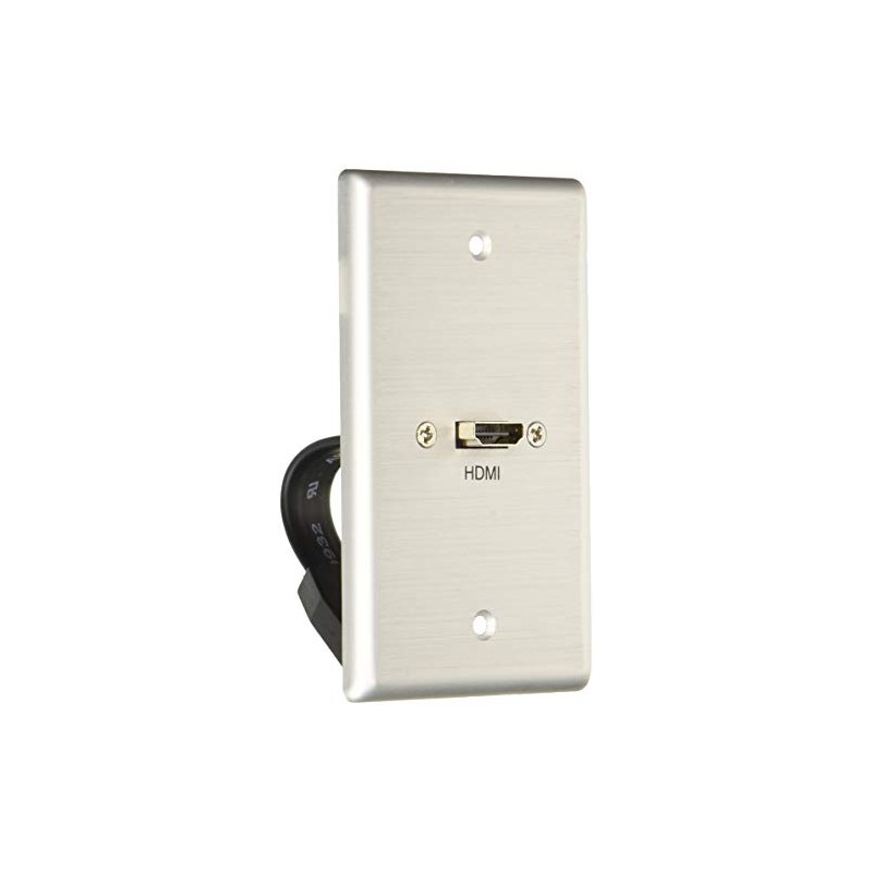 Legrand - C2G Single Gang Wall Plate, HDMI Wallplate with