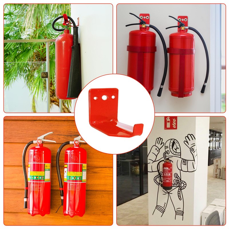 Hyuetrsa 20 Pack Universal Fire Extinguisher Mount Bracket - Rust-Resistant