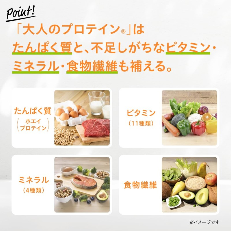 森下仁丹 プロテイン 大人のプロテイン 約15日 〜30日分 (300g) [ たんぱく質 食物繊維 ミネラル