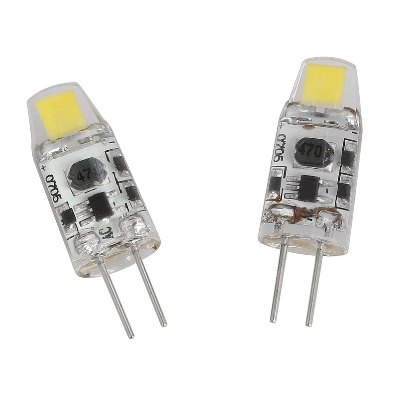BLLNDX No Flicker LED G4 Bulb 2PCS AC/DC 12V 1.2W