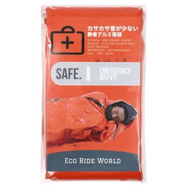 Eco Ride World sabage_102 (1) Emergency Sleeping Bag, Aluminum Sheet, Low Crinkle Noise, Quiet, Reservoir, Emergency Seat, Sleeping Bag