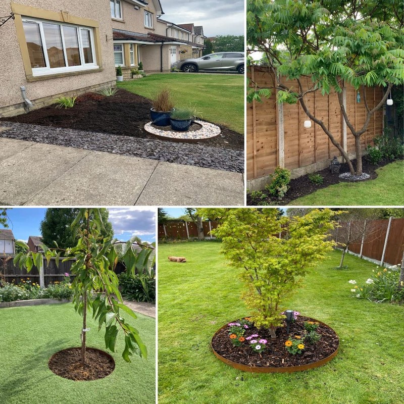 Core Edge Tree Ring - Flexible Decorative Steel Garden Lawn