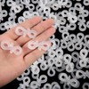KAHEIGN 216Pcs Gutter Hangers, 3.5cm S Plastic Gutter Clips Weatherproof