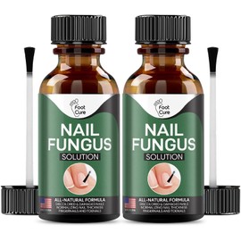 Toenail Renewal Solution Extra Strength Care for Toe Nail & Fingernails - Nail Repair Solution for broken, Discolored Nails - Renews Damaged Cracked Ingrown Toenail Made In USA 0.50 Fl Oz - 2 Pack