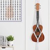 Musiin White Bohemian Ukulele Hanger Decorative Guitar Wall Hanging, Ukulele