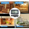 Termómetro higrómetro, pantalla LCD digital Termómetro e higrómetro para incubadora