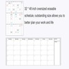Large Dry Erase Calendar - Unlimited Dates Calendar Whiteboard,Large Quick
