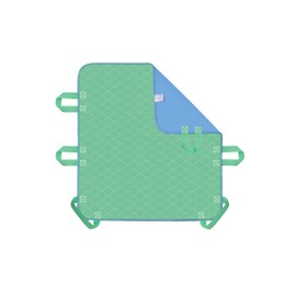 Slide Board for Transferring-34x36 Inch Bed Pads with Handles-Transfer Board for Mobility-Transfer Sheet for Elderly-Body Position Reposition for Bariatric Disability Bedridden (34" x 36"-6 Handles)