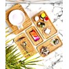 Bam&Boo Bamboo Serving Tray Natural Minimalist Rectangular (11.3” x 6.2"