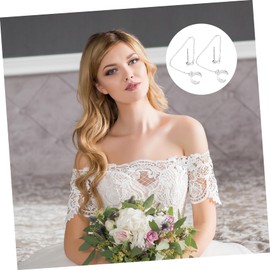 SAFIGLE 1 Pair S925 Sterling Earrings Women Hoop Dangle Drop Ear Cuff Jewelry Clip