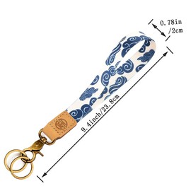 glodentai Cute Wrist Lanyard for Keys, Keychain, Wallet, Id Holder, Cell Phone, Wristlet Lanyard Key Chain Holder (hopefull)