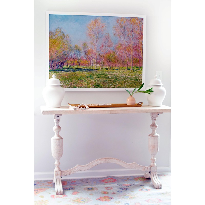 Poster Palooza 12x4 or 4x12 Frame White Solid Pine Wood