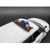 LED Ready Lightbar 1/18 LED Ready LVMPD Blue Red Federal