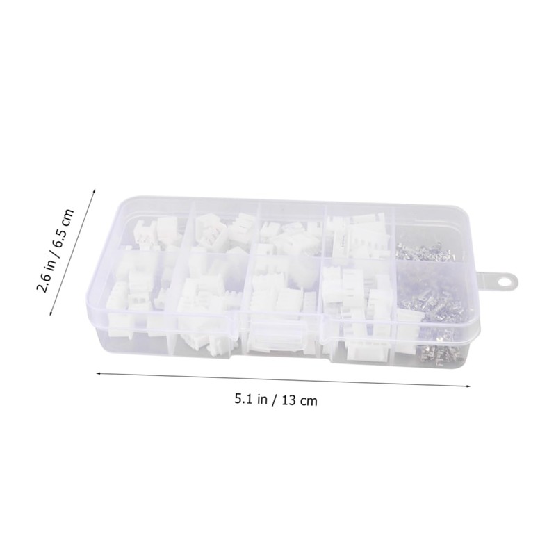 Gatuida 150 PCS Jst Connector Kit Pin Housing Set with