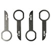 vhbw 4 x Radio Release Lever Compatible with Volkswagen Fox,