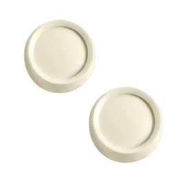 26115-T Round Fan Control Light Dimmer Switch Knob, 0.25 Inch Dia D Shaped Shaft (2,Light Almond)