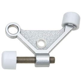 National Hardware V234 Hinge Pin Door Stops in Satin Chrome