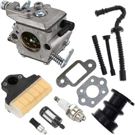 AnRuiJiaDu MS 250 Carburetor Air Filter Tune Up Kit for Stihl 021 023 025 MS210 MS230 MS250 Chainsaw Parts Compatible with Walbro WT286 carb
