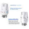 ZiYuya Temperature Control Valves Thermostatic Valve Head, TRV M30x1.5 Thermostatic