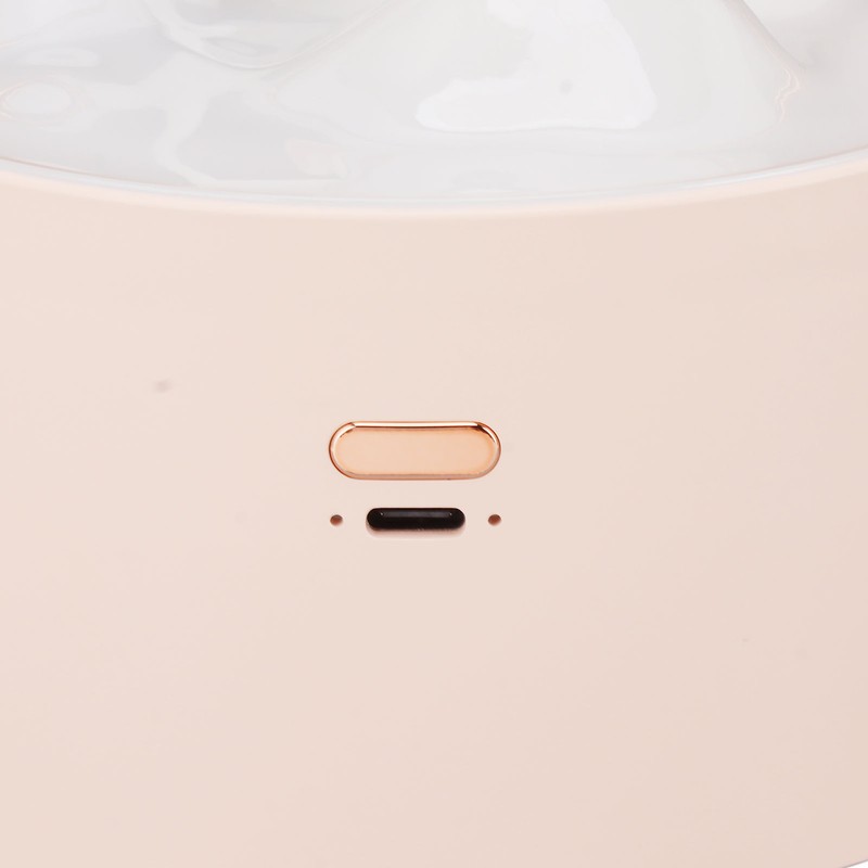 Mini Humidifier 600ml 40ml/H Dual Mode Bear On Swing Night