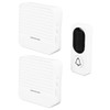 Wireless Doorbell Self Power Long Distance Calling White 52 Music