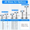 Kodilin 4PCS Upgraded Wall Mount Ceiling Mount Pipe Supports, 304
