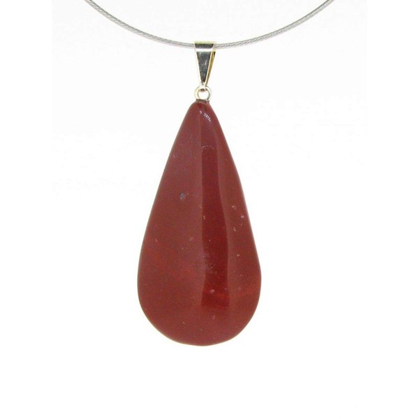Red Jasper Teardrop Pendant