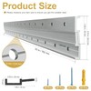 Unlumm Heavy Mirror Mounting Hardware Z Clips 30 inch French