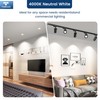 Torkase Dimmable MR16 LED Light Bulb,GU10 Base,120V,4000K Neutral White,5W(50W Halogen