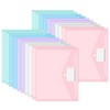 Pack of 20 A4 Document Wallets, Waterproof Document Folders, A4