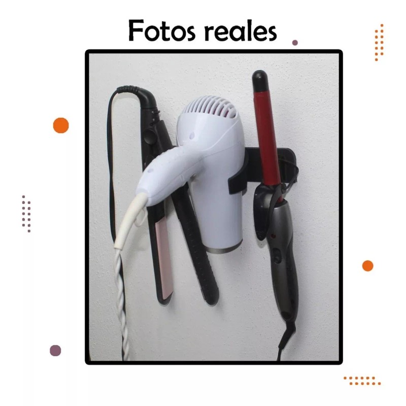 AMENO Base Para Plancha De Pelo Soporte Para Secadora Y