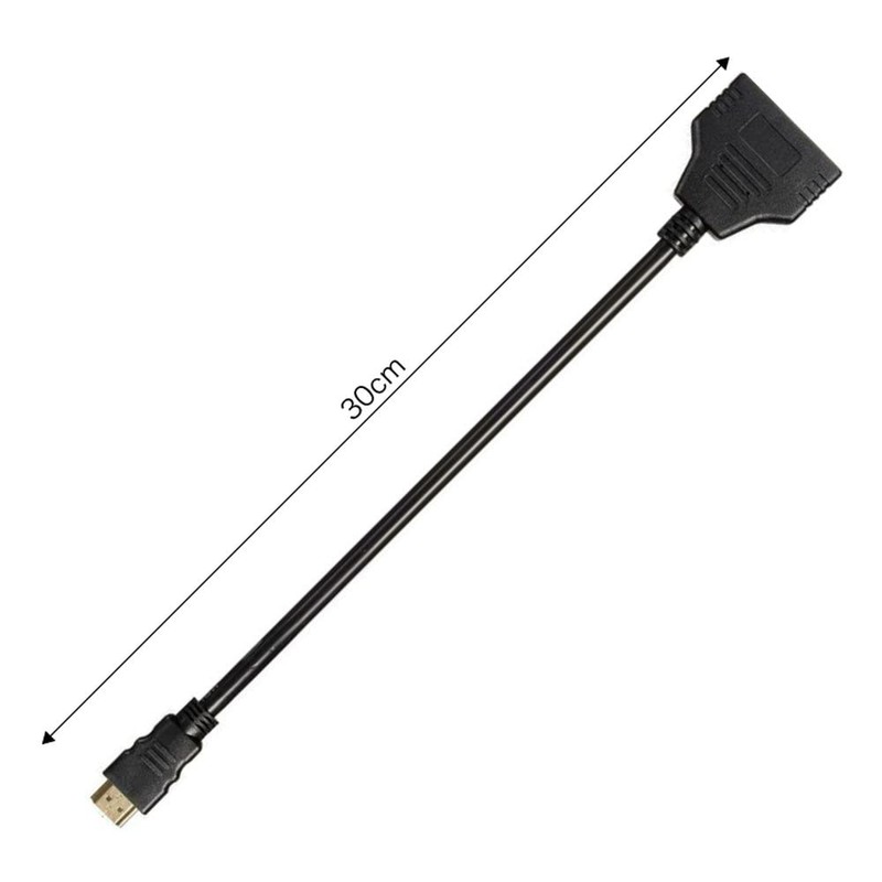 Lifepower HDMI Splitter Cable, 11.8 inches (30 cm) Length, 1080p