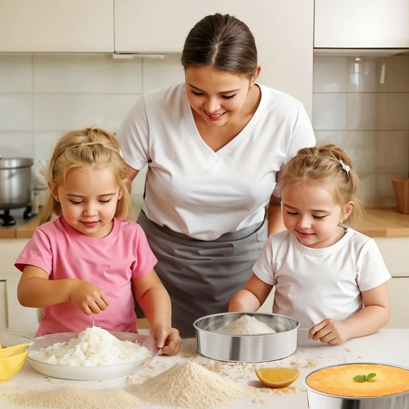 AWTBDP 8 Inch Round Cake Pans Set of 2, Nonstick