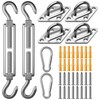 304 Stainless Steel Awning Attachment Set Accessories for Square, Awning