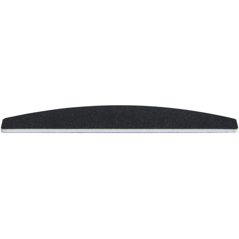 ForPro 12ct Half Moon Foam Boards, 7Lx1.1W in, Black, Double-Sided