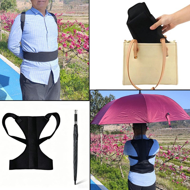 Hayaww Umbrella Holder Strap Hands Free Umbrella Holder Portable Hands