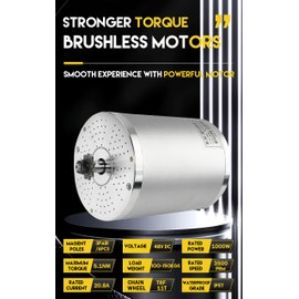 48V 1000W Scooter Electric Brushless Motor Kit with ATV Brushless Dc Motor Kit Motorcycle Electric Motor Kit and Electric Dirt Bike Motor Kit for Bicycle Electric Brushless Dc Motor Complete Kit