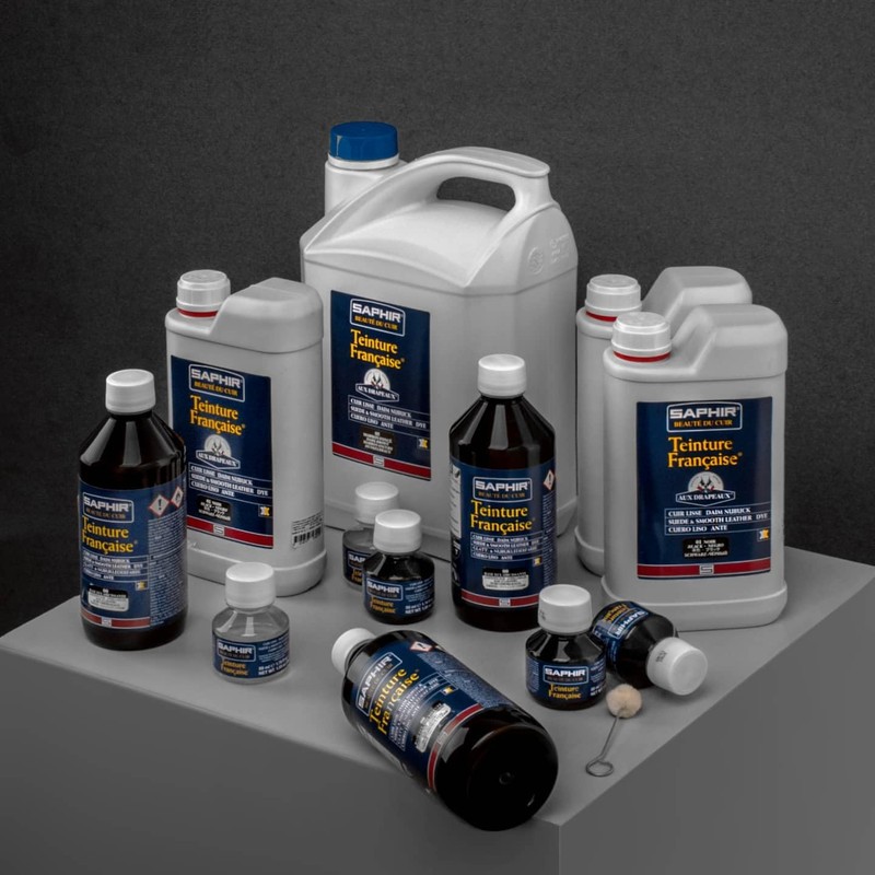 Saphir Opaque Leather Colour for Dyeing and Re-Dyeing for Suede