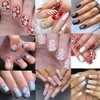 30Pcs Snowflake Nail Art Stickers Winter Christmas Nail Decals White