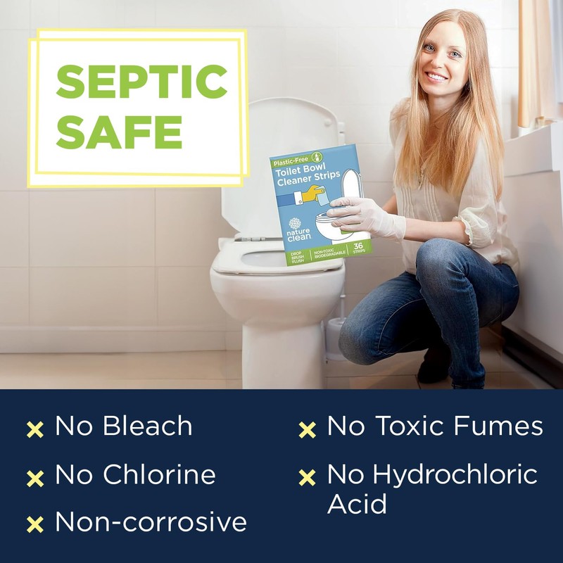 Nature Clean Toilet Bowl Cleaner Strips 6 x 36 count