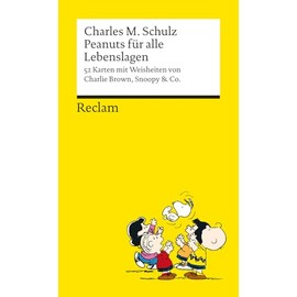 Peanuts für alle Lebenslagen. 52 Karten mit Weisheiten von Charlie Brown, Snoopy & Co.: Handliche Kartenbox mit 52 Karten | Die besten Lebensweisheiten der Peanuts