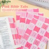NEWEST 96 Pieces Bible Tabs, Pink Bible Tabs for Women