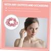 IWOWHERO 4pcs Scrunchies for Thick Hair Soft Elastic Ponytail Holders