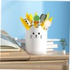 WOONEKY Adorable Makeup Brush Holder Desk Organizer Rotating Storage Tube
