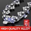 HUHAO 10 Inch Chainsaw Chain 3/8"LP Pitch,40 Drive Links,Replacement Guide