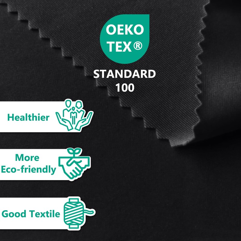 ABCCANOPY 2 Pack 6 FT Black Spandex Table Cover Stretch