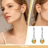 SEIYANG Infinity Earrings 925 Silver Hanging Hoop Earrings Dangle Women