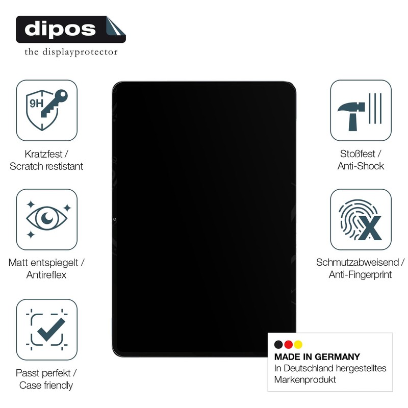 dipos I 2x Screen Protector 9H Matte Compatible with Vivo