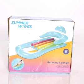 Summer Waves Inflatables Relaxing Swimming Pool Beach Lake Lounge Chair Over 5'